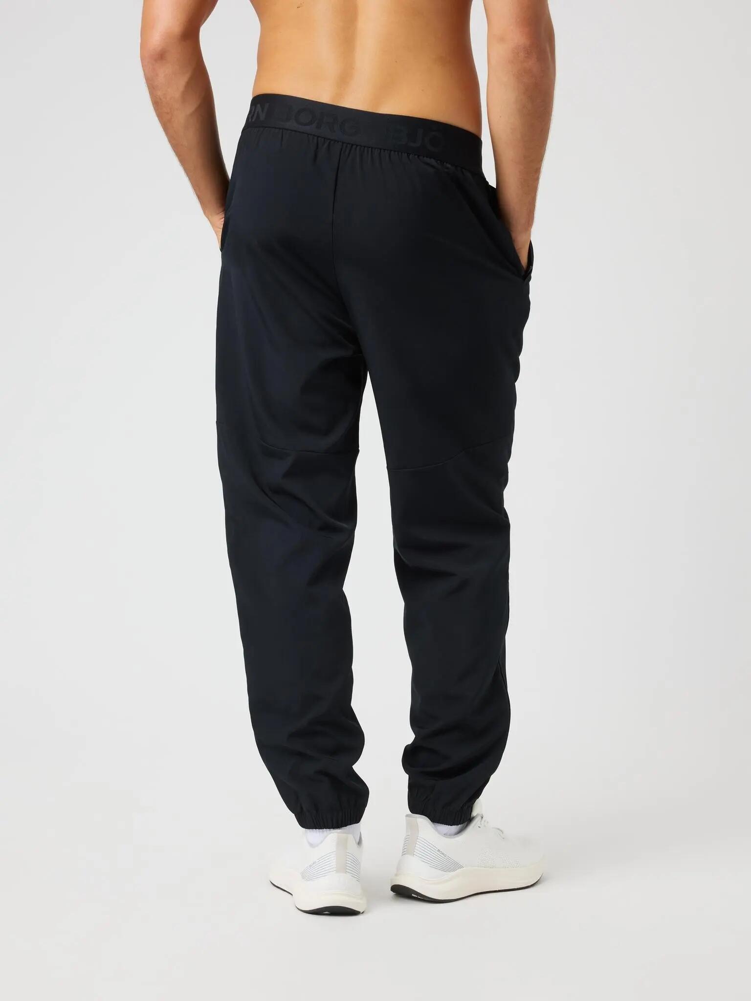 bjorn_borg BORG TRAINING PANTS in poliestere riciclato – BLACK BEAUTY 2/5