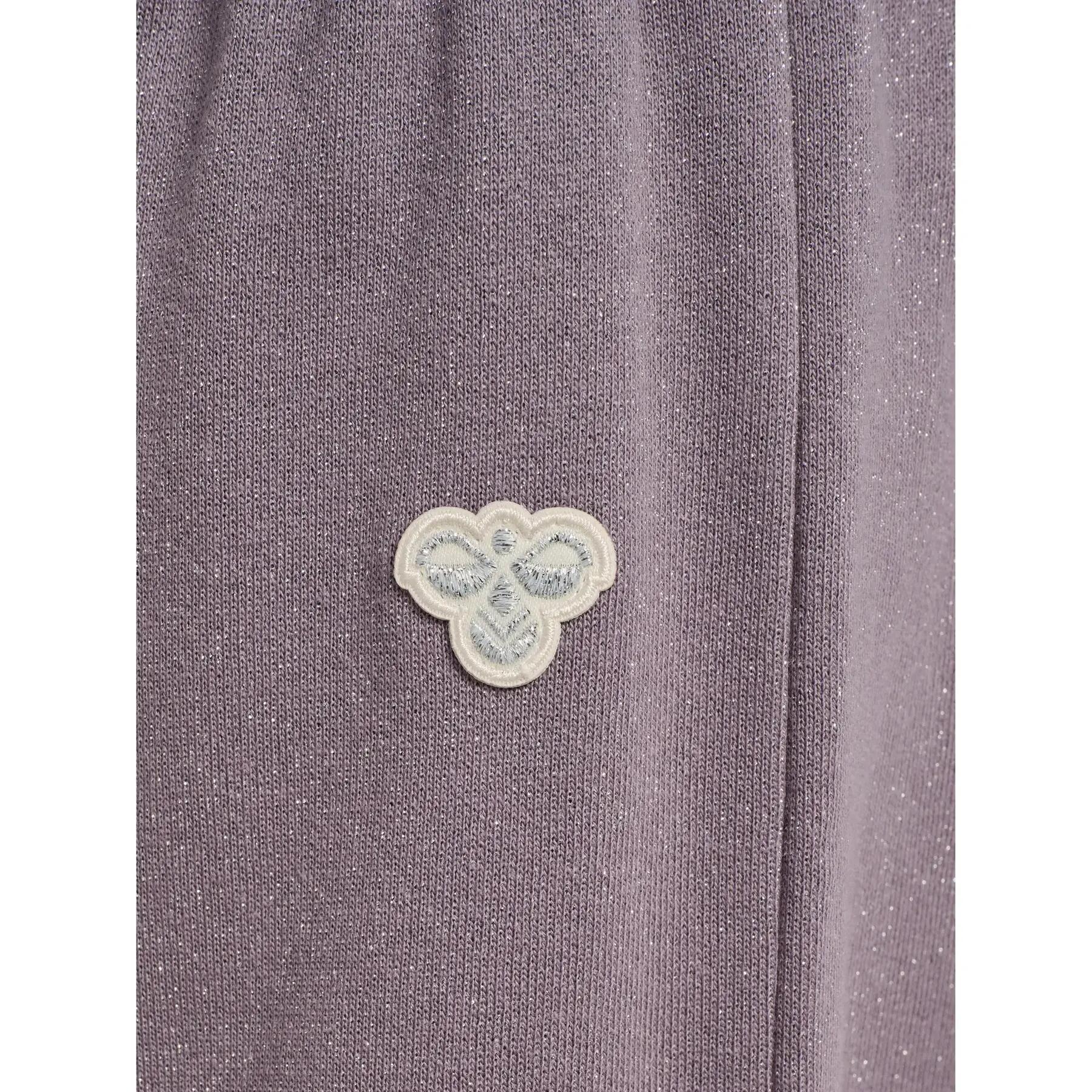 hummel pantaloni hmlMINI LOOSE GLI PANTS BEE vestibilità ampia effetto glitter 4/4