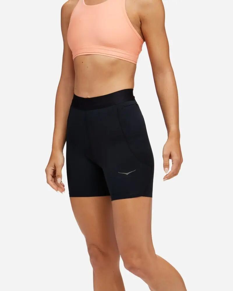 Shorts - sport - dames - novafly 6'' - hoge taille - zwart 1/1