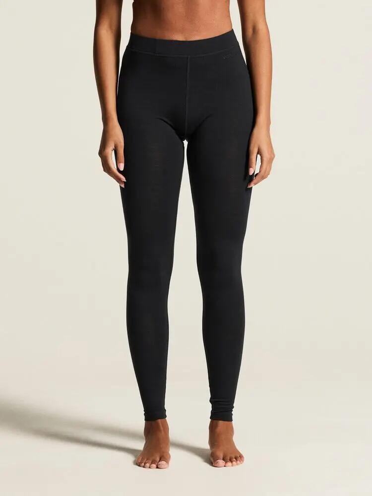 craft Wool 95 Pants W – pantaloni intimo termico in merino – Black/Melange 7/7