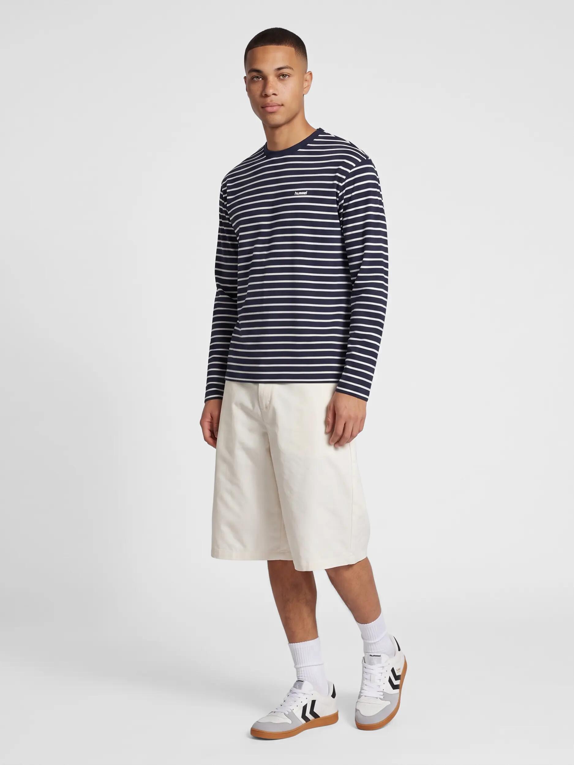 hummel Shorts longs décontractés en polyester recyclé – EGRET 5/6