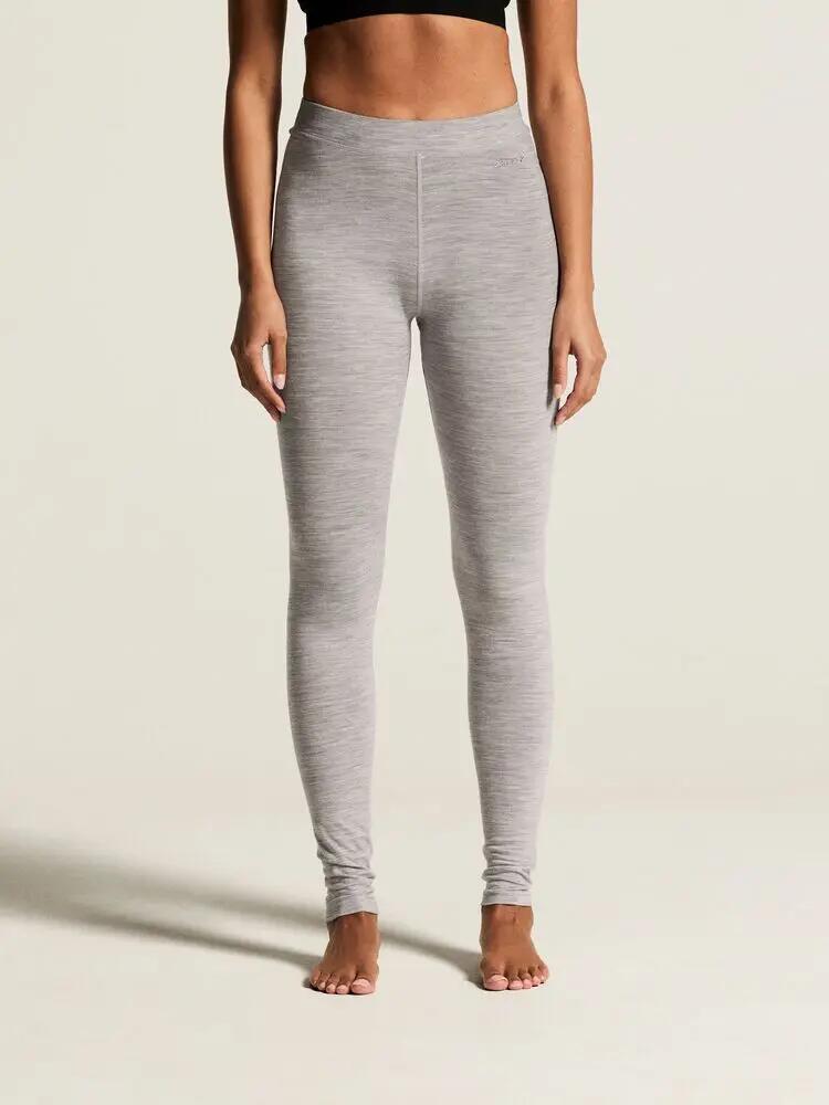 craft Wool 95 Pants W pantaloni intimo in lana merino 95% – Grey/Melange 3/7