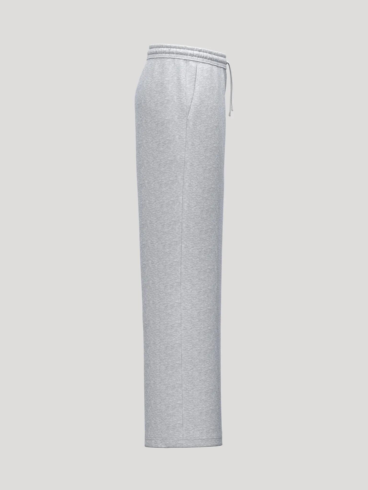 bjorn_borg pantalon sweat droite en polyester recyclé – LIGHT GREY MELANGE 4/4