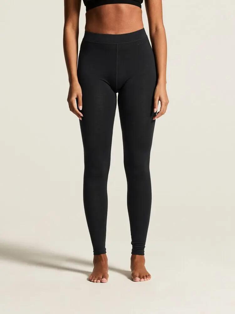 craft Wool 95 Pants W – pantaloni intimo termico in merino – Black/Melange 3/7