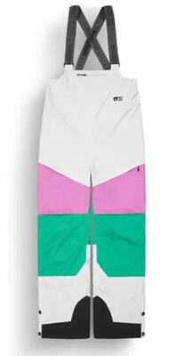 Broek - sportkledij - volwassen - elwy bib pants - grijs/roze