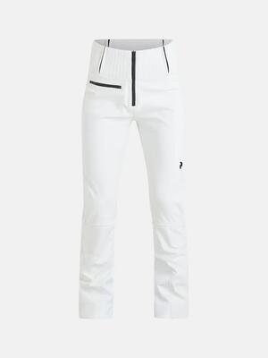 Broek - sportswear - w high - hoge taille, lang - cotton white