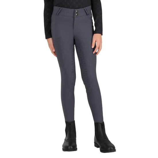 Pantalon équitation full grip fille QHP Livora