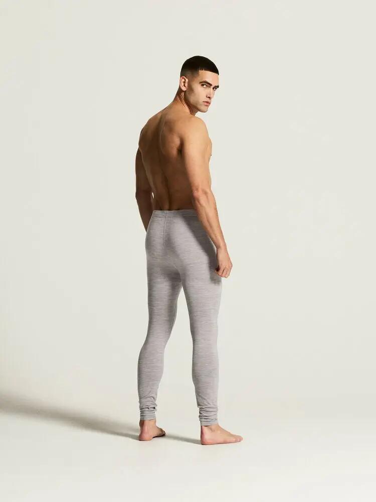 craft Wool 95 Pants M — calças térmicas 95% lã merino – Grey/Melange 5/7