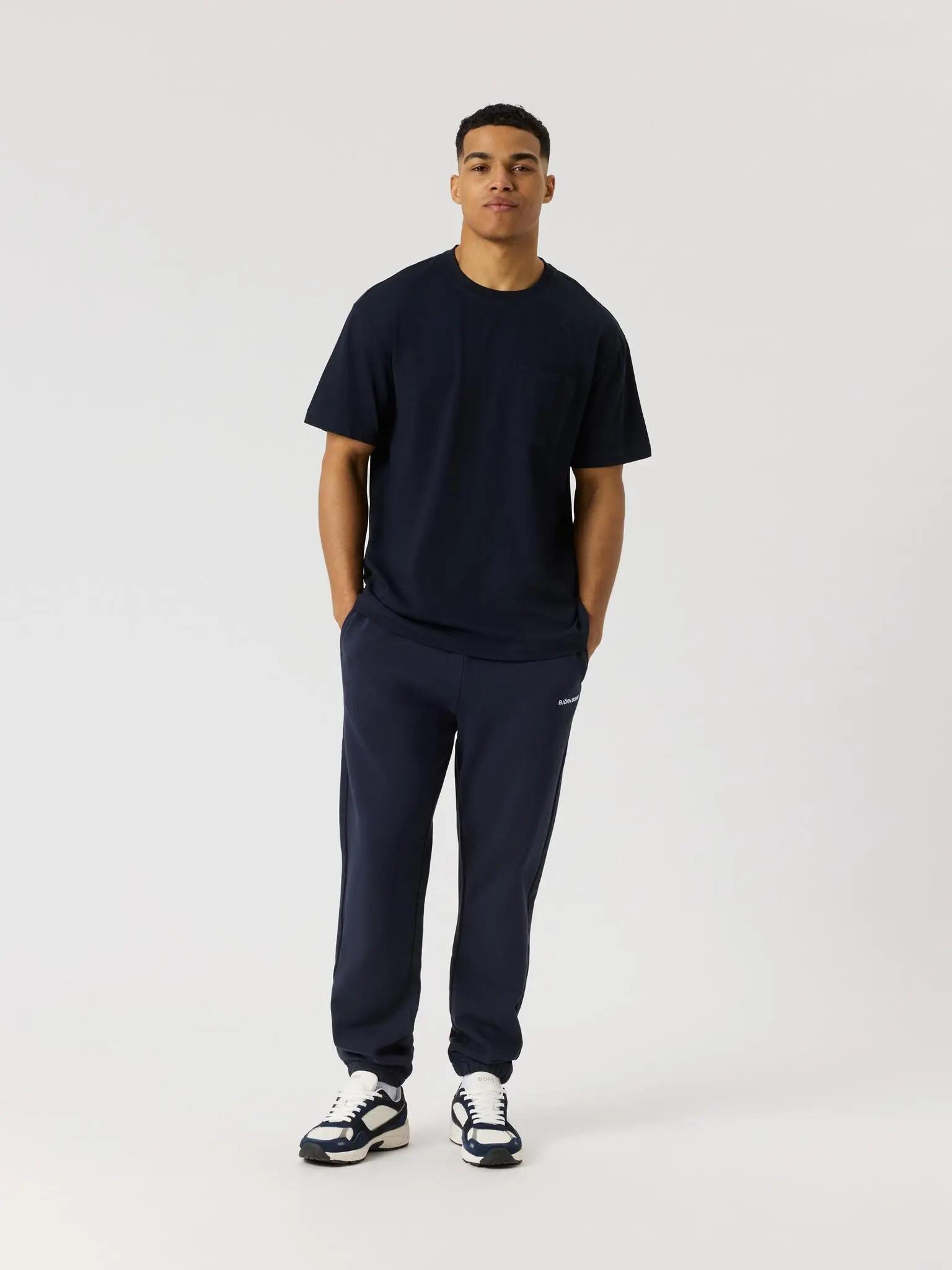 bjorn_borg BORG CLASSIC SWEATPANTS klassieke sweatpants voor heren – NIGHT SKY 3/4