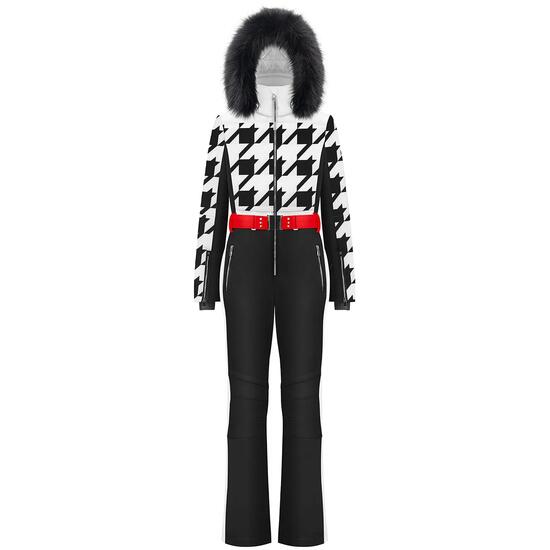 Combinaison de ski - Alpine skiing - No gender - Stretch, geruit - Zwart/White