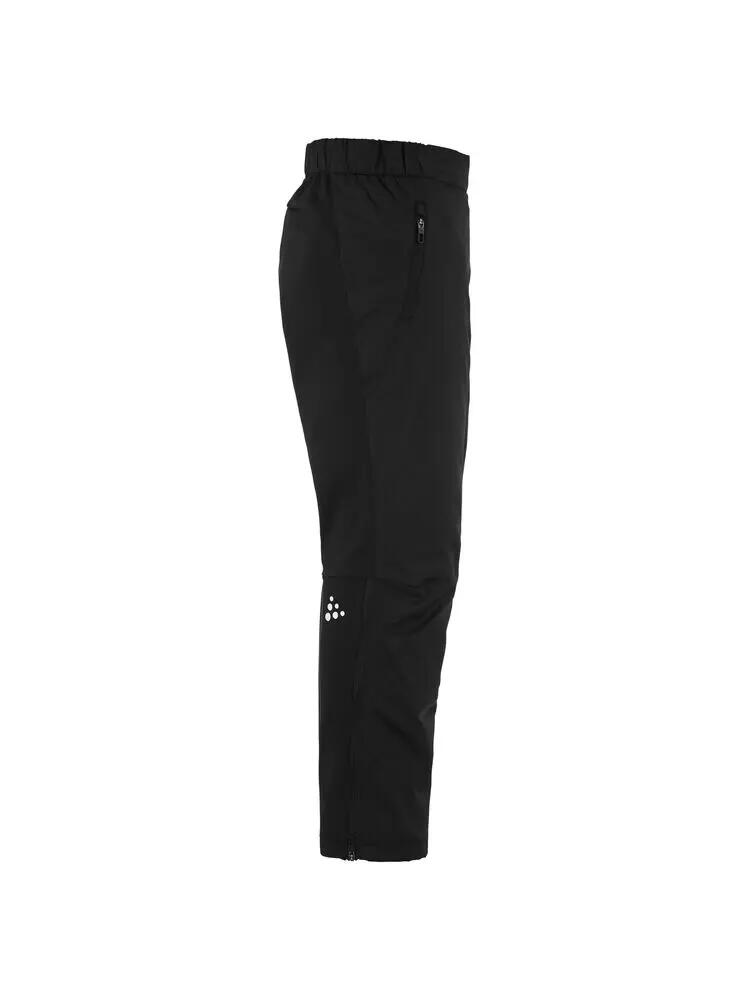 craft Ability Warm Pants Jr warme sportbroek windbestendig voorzijde – Black 3/3