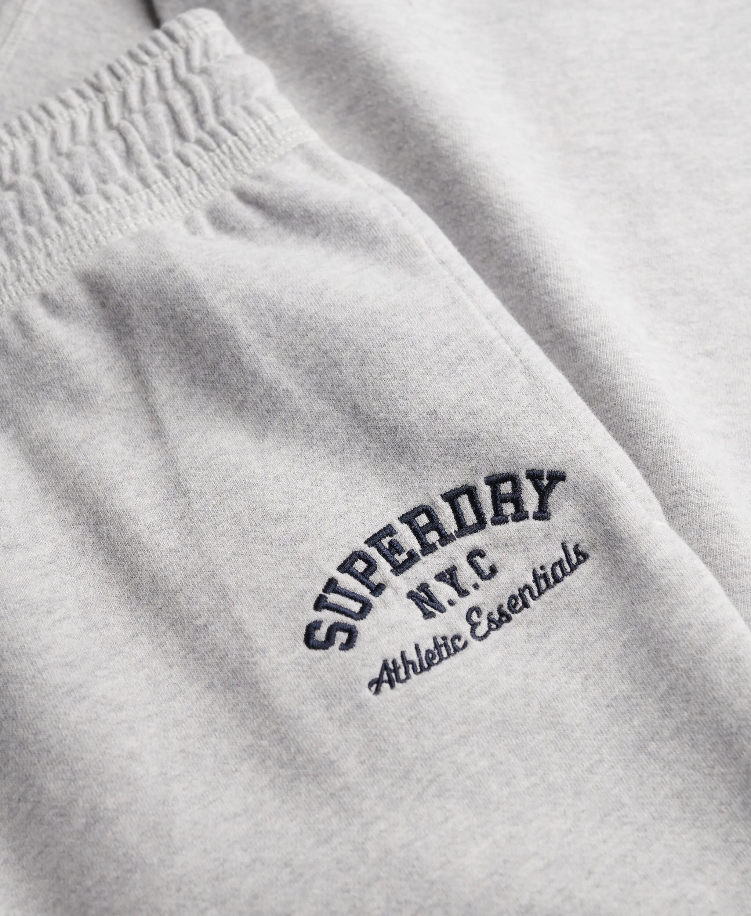 superdry Pantalon Flare Brodé Athletic en Coton – Glacier Grey Marl 6/7