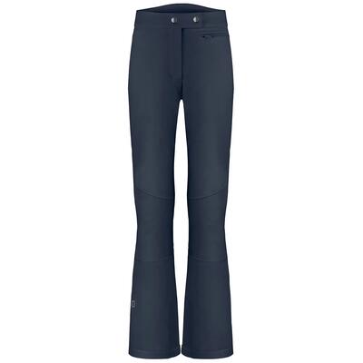 Broek - ski - dames - stretch, lang, zonder patroon - gothic blue