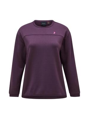 Fleece - trail - dames - polartec - technisch, comfortabel - mystiek paars