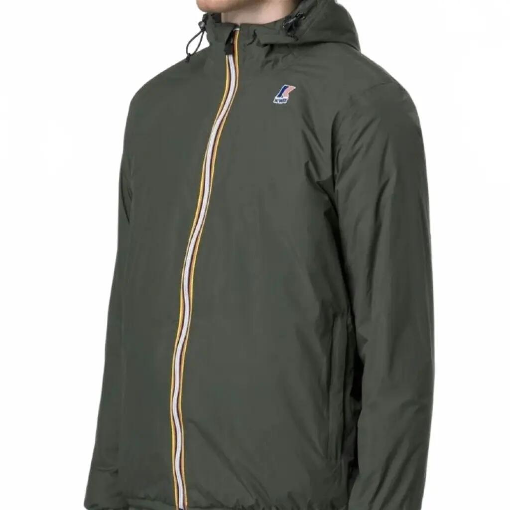 Giacca K-way Modello Le Vrai 4.0 Claude Warm Colore Verde 5/5