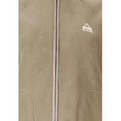 sos Munson W Full Zip Fleece van gerecycled polyester – 5147 Brindle 3/4