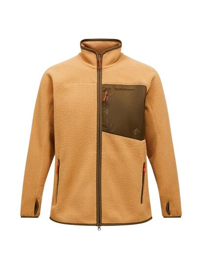 Veste polaire - Sportswear - Homme - Zip - Zip-poche - Sierra Sand