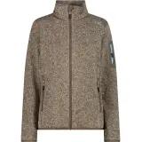 CMP Damen Knit-Tech Fleecejacke 100% Polyester – 04QV Toffee-Cream 6/6