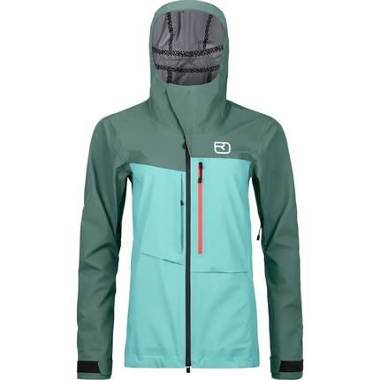 Damen - sportswear - jacke - wasserdicht - 3l ravine shell - ice-waterfall