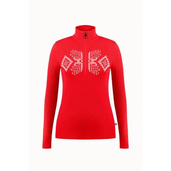 Vêtement - sportswear - femme - capuche et zip - adèle - rouge