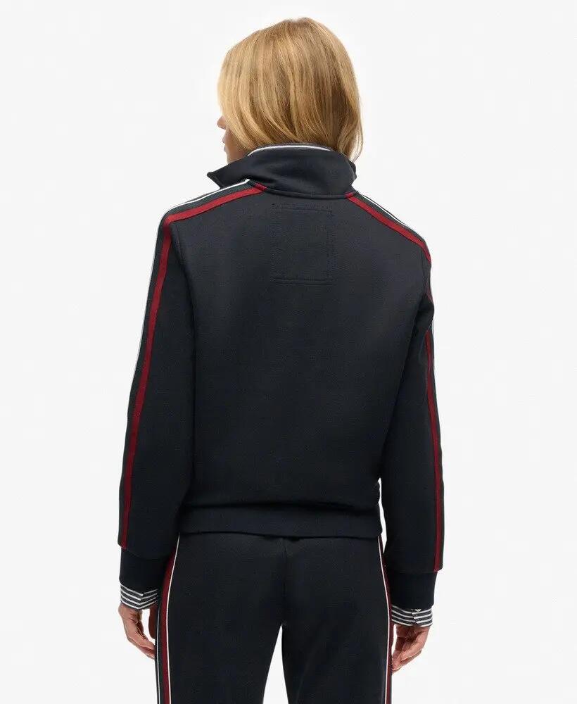 superdry Country Club Track Top veste de survêtement col montant – ECLIPSE NAVY 5/6