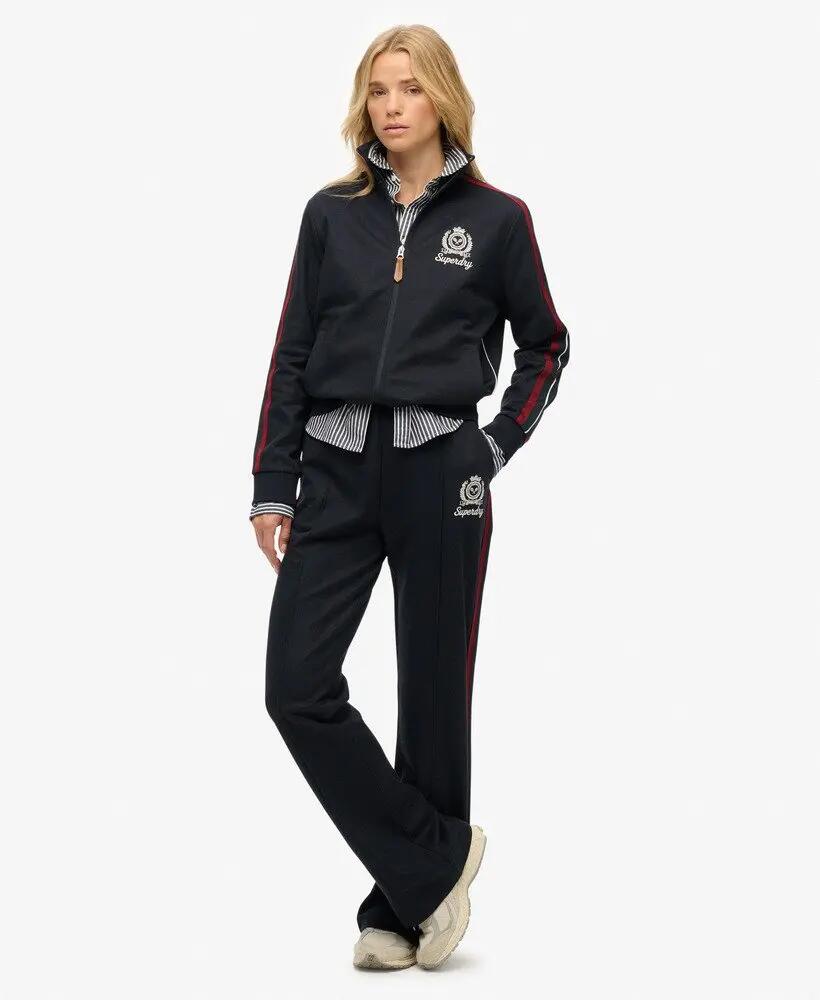 superdry Country Club Track Top veste de survêtement col montant – ECLIPSE NAVY 3/6