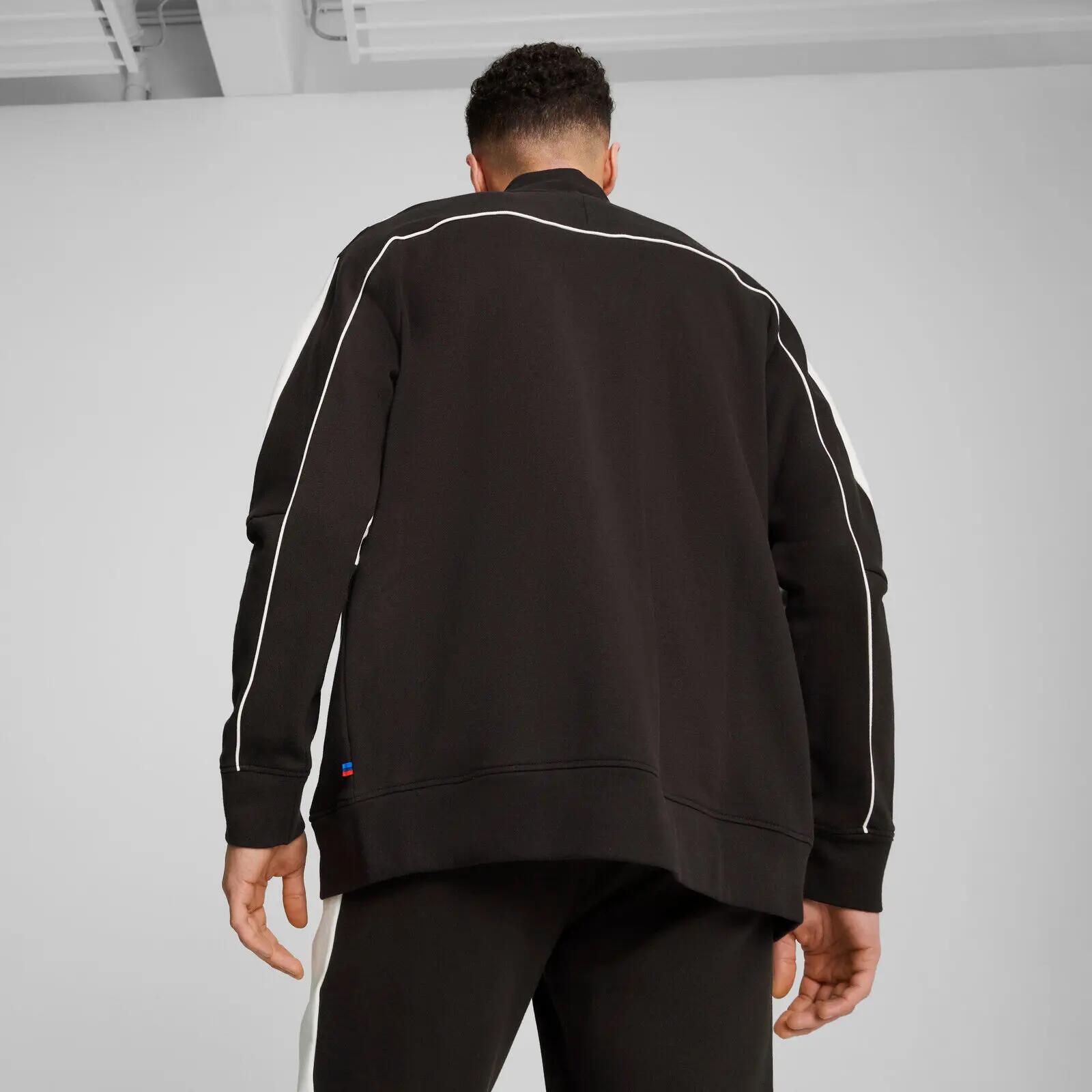 Jacke Puma Bmw Mms Mt7 Sweat Jacket, Schwarz, Herren 2/5