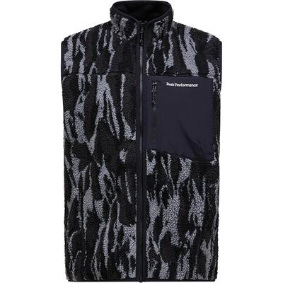 Gilet - sportswear - heren - grafisch, mouwloos - zwart