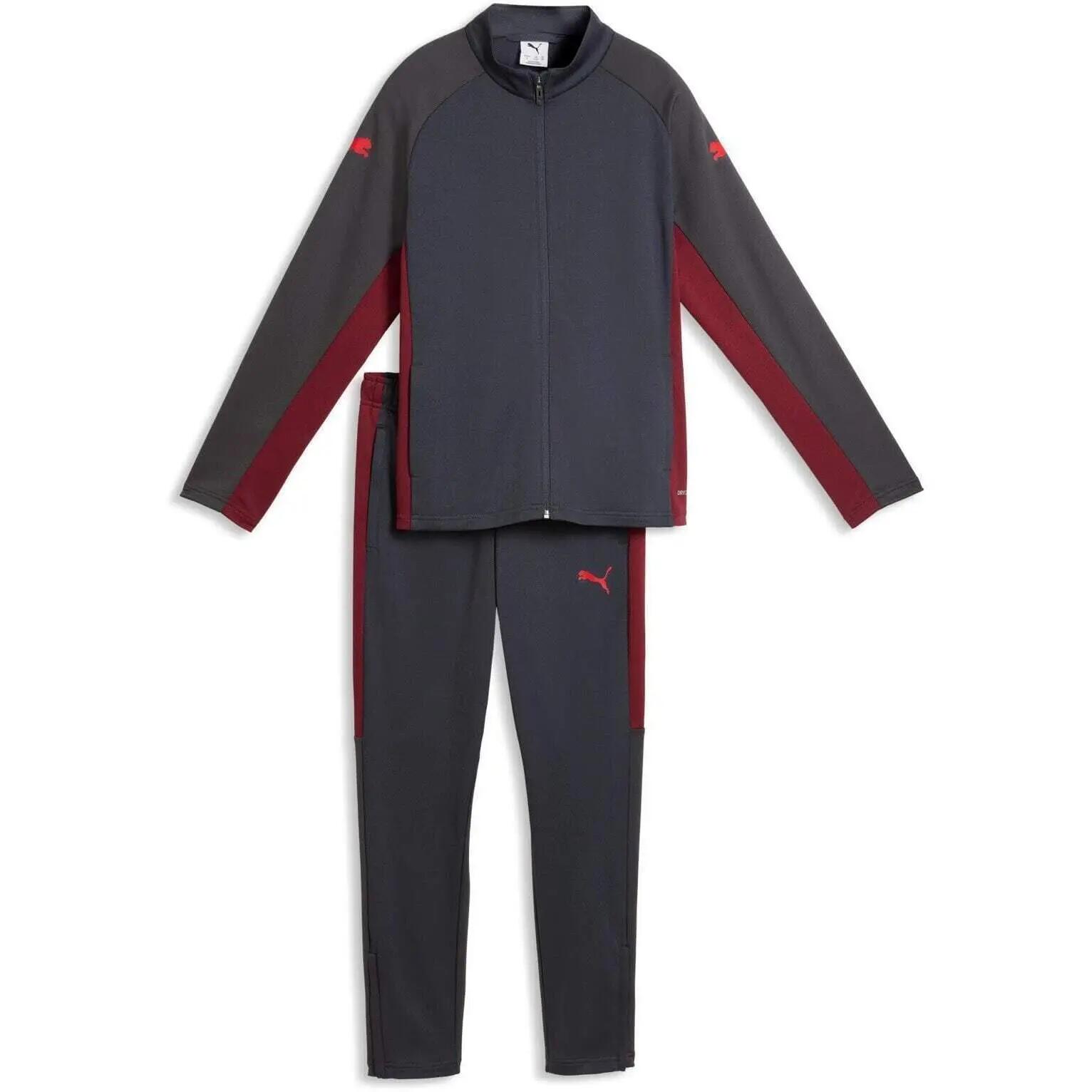 Tuta Puma Individualliga Tracksuit Jr, Blu, Bambini 5/5
