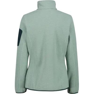 CMP Damen Knit-Tech Fleecejacke 100% Polyester – 09EU JADE-TREK GREEN 3/5