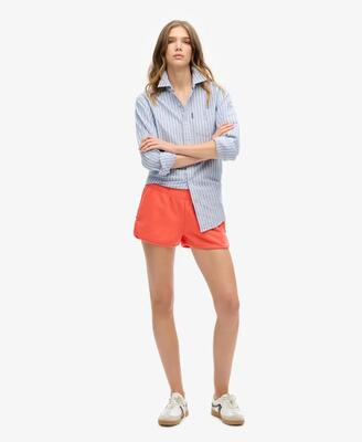 Superdry sports tech racer shorts van jersey interlock – hot coral