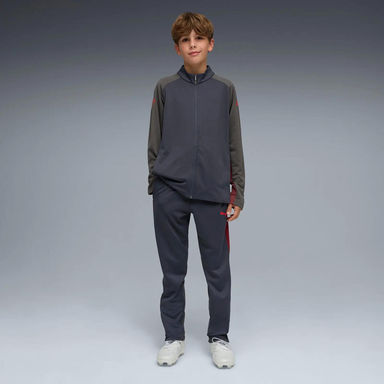 Tuta Puma Individualliga Tracksuit Jr, Blu, Bambini 3/5
