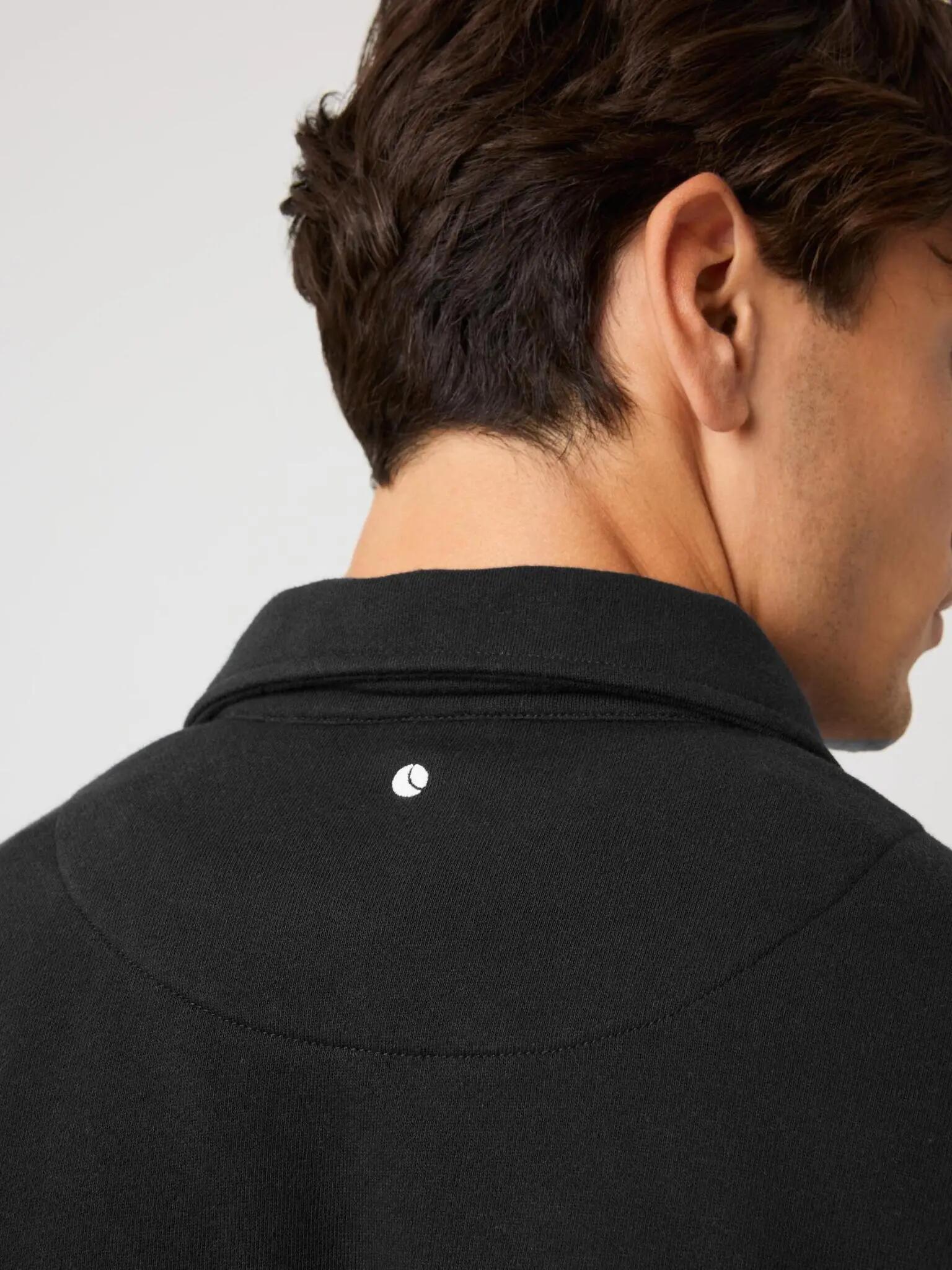 bjorn_borg Polo Sweatshirt classico da uomo – BLACK BEAUTY 4/5
