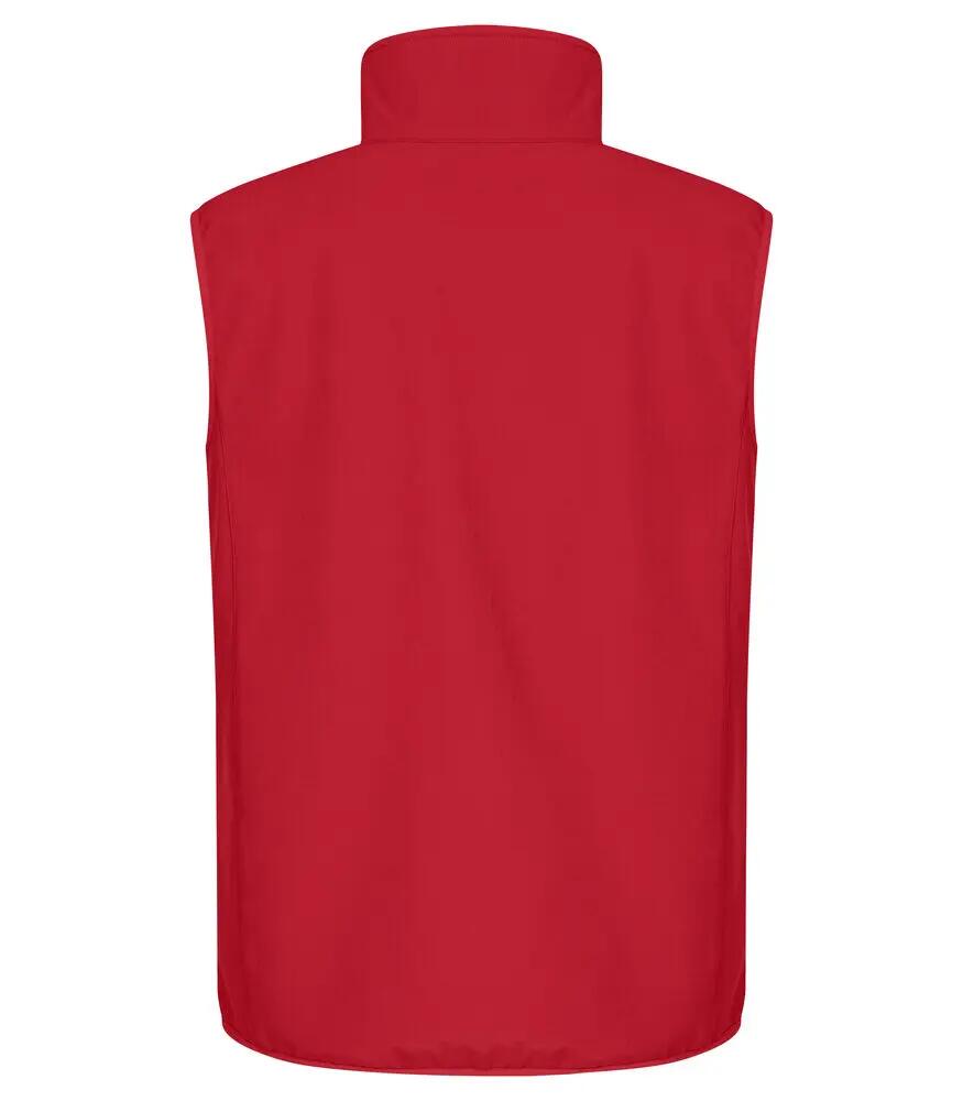 clique Classic Softshell Vest gilet softshell 3 strati riciclato – Red 2/4