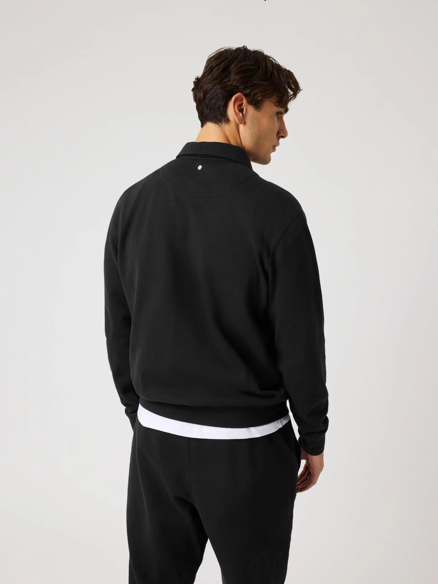 bjorn_borg Polo Sweatshirt classico da uomo – BLACK BEAUTY 2/5