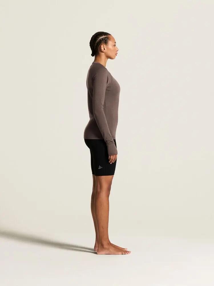craft Maglia manica lunga Wool Comfort RN LS Calore – Plum Taupe 5/7