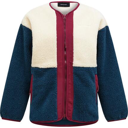 Damen - sportswear - cardigan - oversized - heavy pile - sand fog