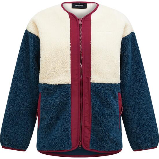 Damen - sportswear - cardigan - oversized - heavy pile - sand fog