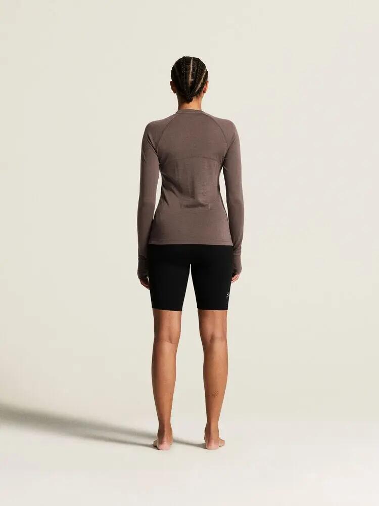 craft Maglia manica lunga Wool Comfort RN LS Calore – Plum Taupe 4/7