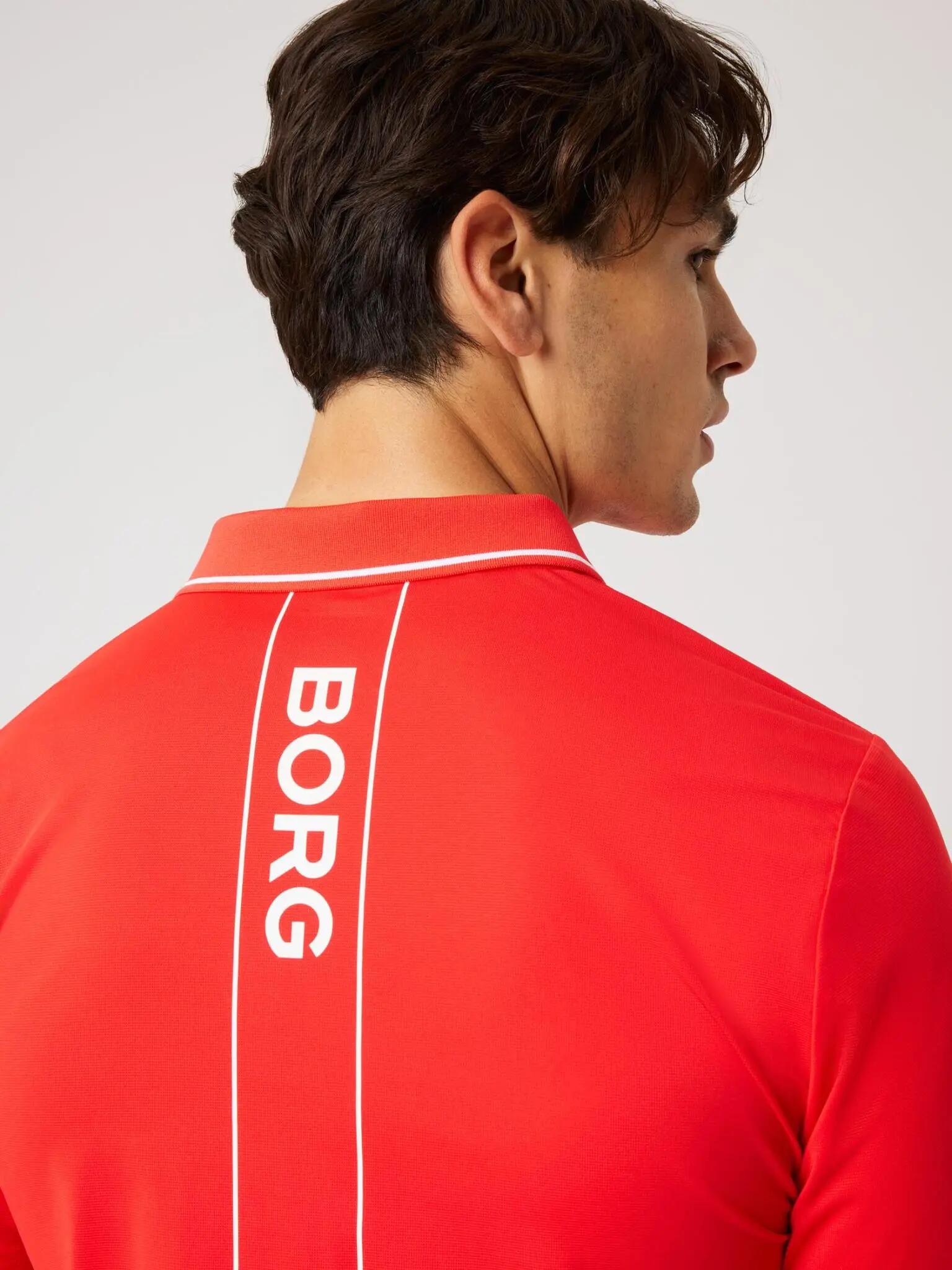 POLO ACE en polyester recyclé pour homme – FLAME SCARLET 4/5