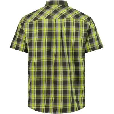 cmp Camicia Uomo in 100% poliestere – 21ZV Pine-Bianco-Mela 2/4