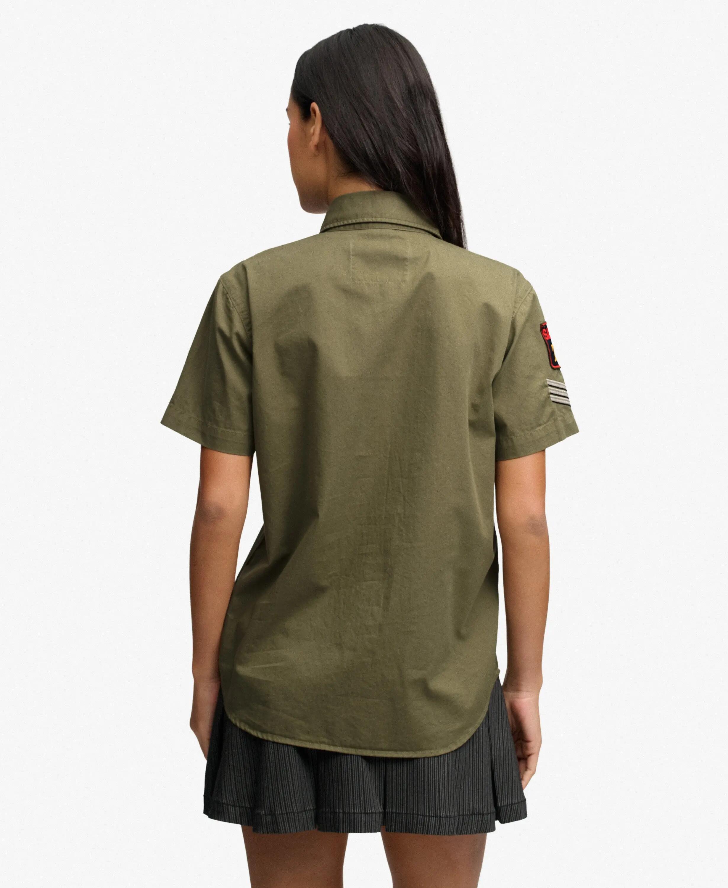 superdry Camicia Scout manica corta in cotone biologico – Wild Khaki 5/7