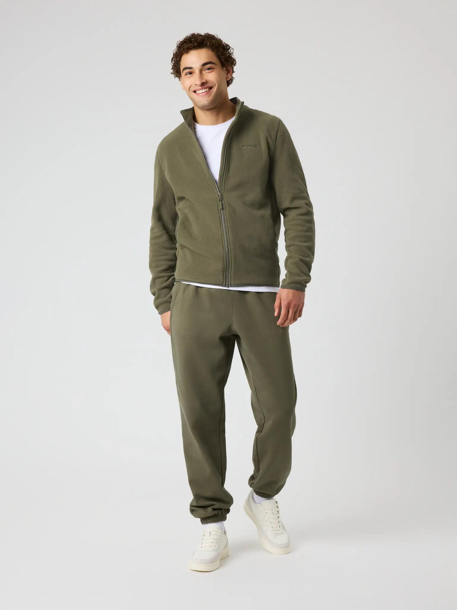 bjorn_borg BORG FULL ZIP FLEECE van gerecycled polyester – KALAMATA 3/4