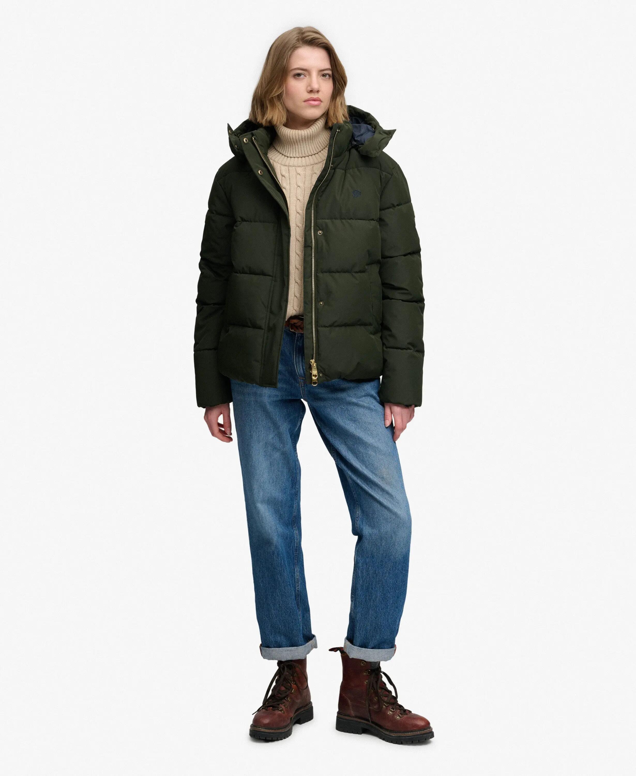 superdry Casaco acolchoado com capuz Premium, enchimento reciclado – Surplus 3/7