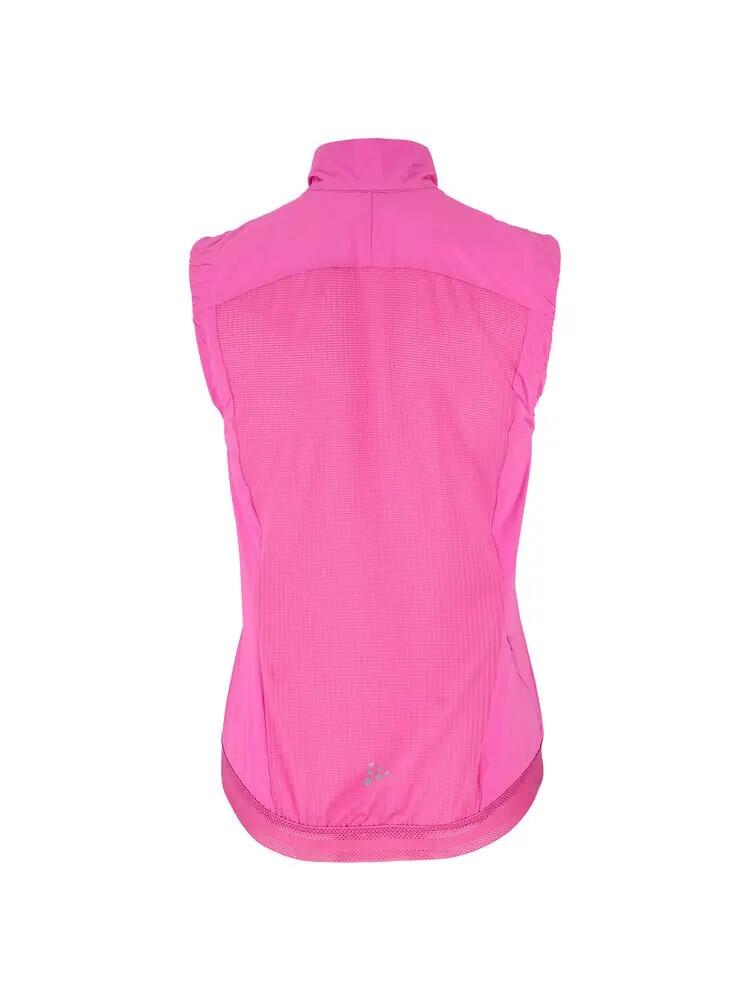 craft Endur Light Wind Vest W - Smanicato antivento leggero – Magenta 2/2