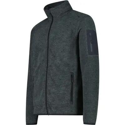 cmp Veste Homme en polaire - 85% polyester, 15% viscose – 01FZ Jungle-Antracite 3/4