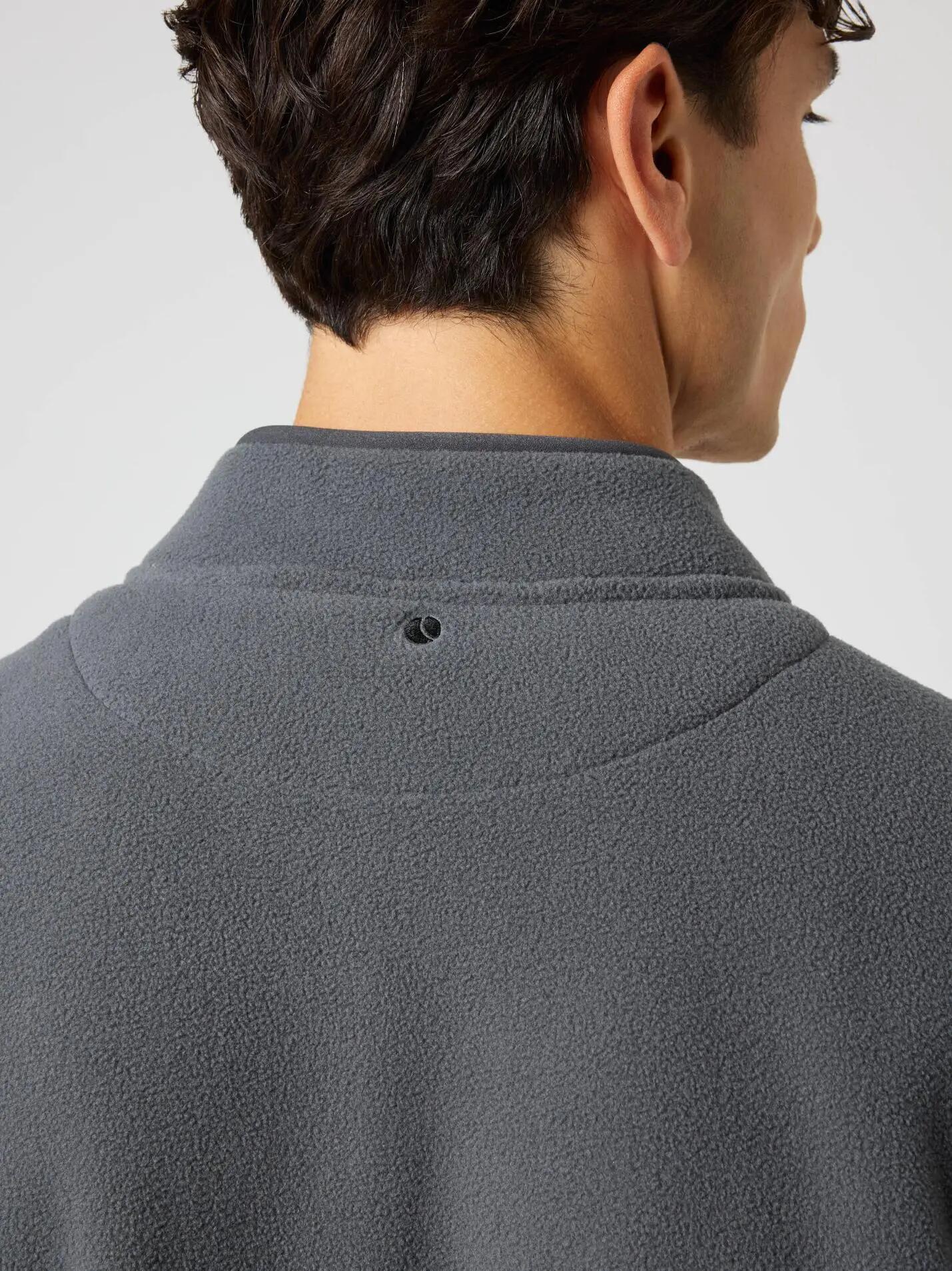 bjorn_borg BORG FULL ZIP FLEECE van gerecycled polyester – ASPHALT 4/5