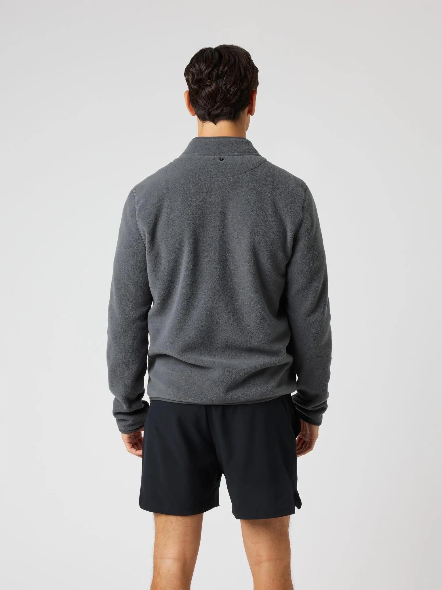 bjorn_borg BORG FULL ZIP FLEECE van gerecycled polyester – ASPHALT 2/5