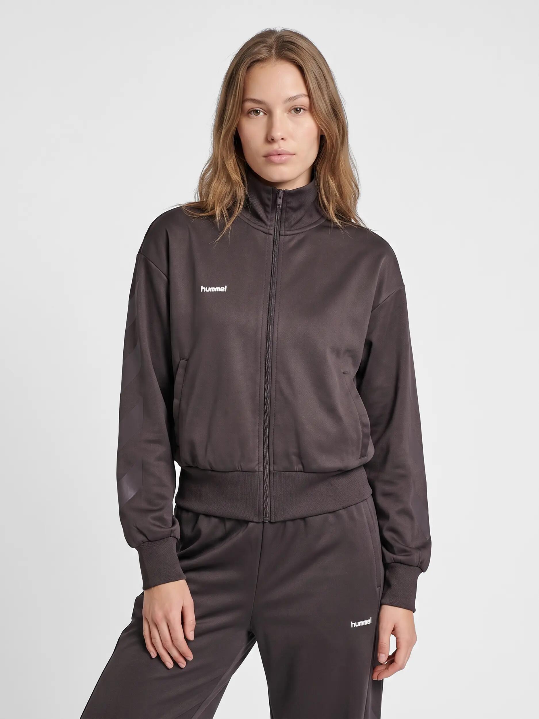 hummel Giacca con zip hmlI-D TRACK TOP in poliestere riciclato – SHALE 5/5
