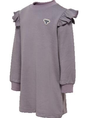 Hummel wollen jurk voor kinderen zacht en warm – gray ridge